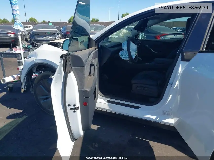 2026 Tesla Model Y Long Range Dual Motor All-Wheel Drive/Long Range Launch Series VIN: 7SAYGDEE6TF356939 Lot: 42626881