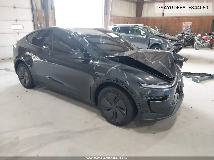 2026 Tesla Model Y Long Range Dual Motor All-Wheel Drive/Long Range Launch Series VIN: 7SAYGDEE8TF344050 Lot: 42768691