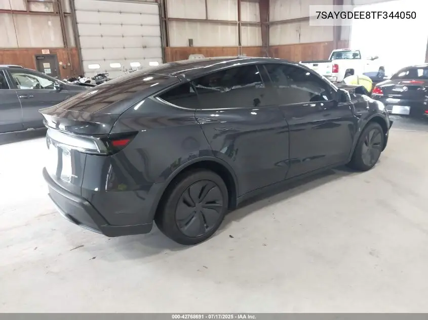 2026 Tesla Model Y Long Range Dual Motor All-Wheel Drive/Long Range Launch Series VIN: 7SAYGDEE8TF344050 Lot: 42768691