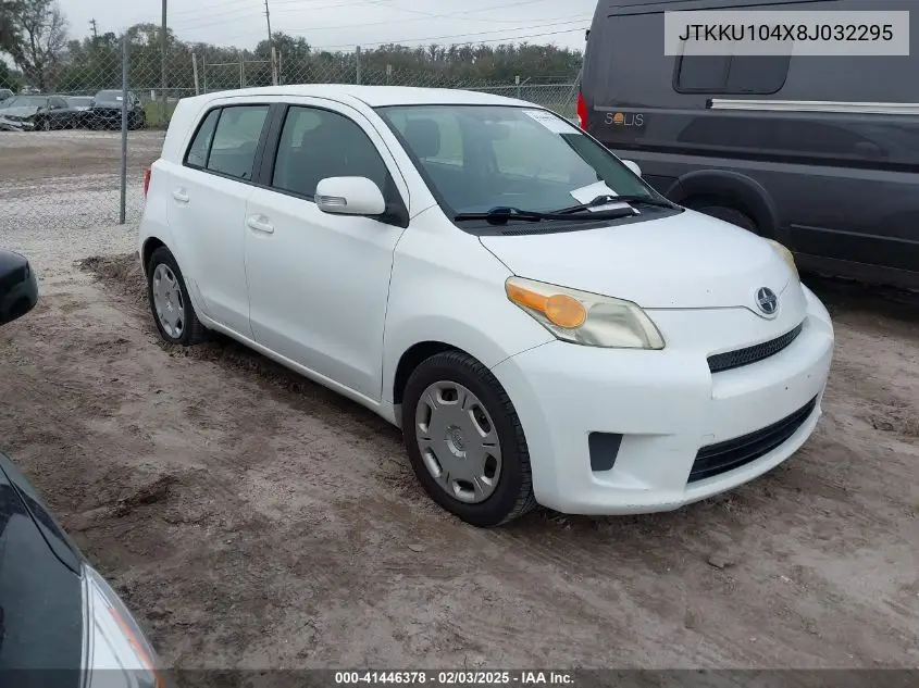 2008 Toyota Scion Xd VIN: JTKKU104X8J032295 Lot: 41446378