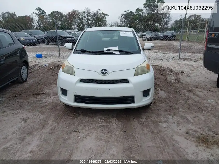 2008 Toyota Scion Xd VIN: JTKKU104X8J032295 Lot: 41446378
