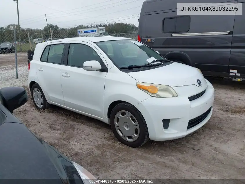 2008 Toyota Scion Xd VIN: JTKKU104X8J032295 Lot: 41446378