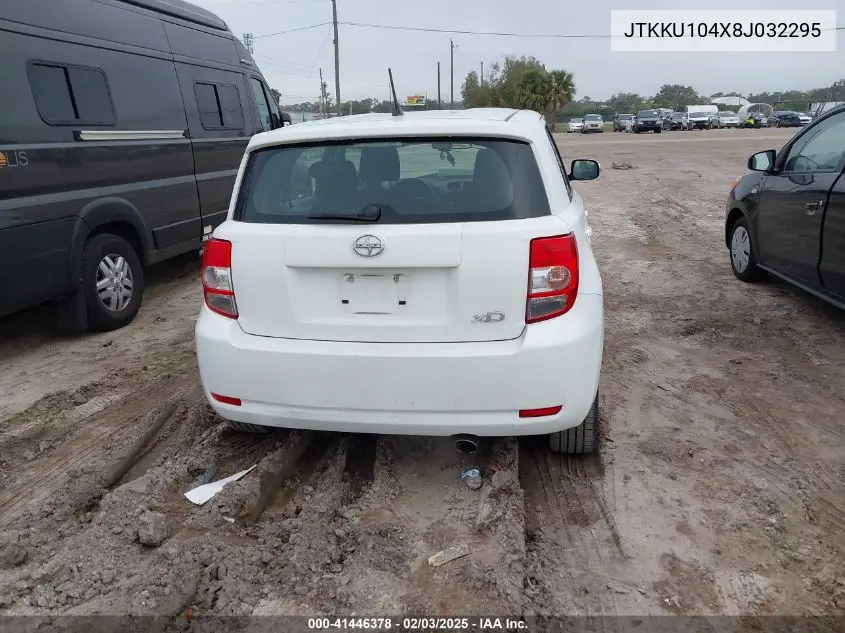 2008 Toyota Scion Xd VIN: JTKKU104X8J032295 Lot: 41446378