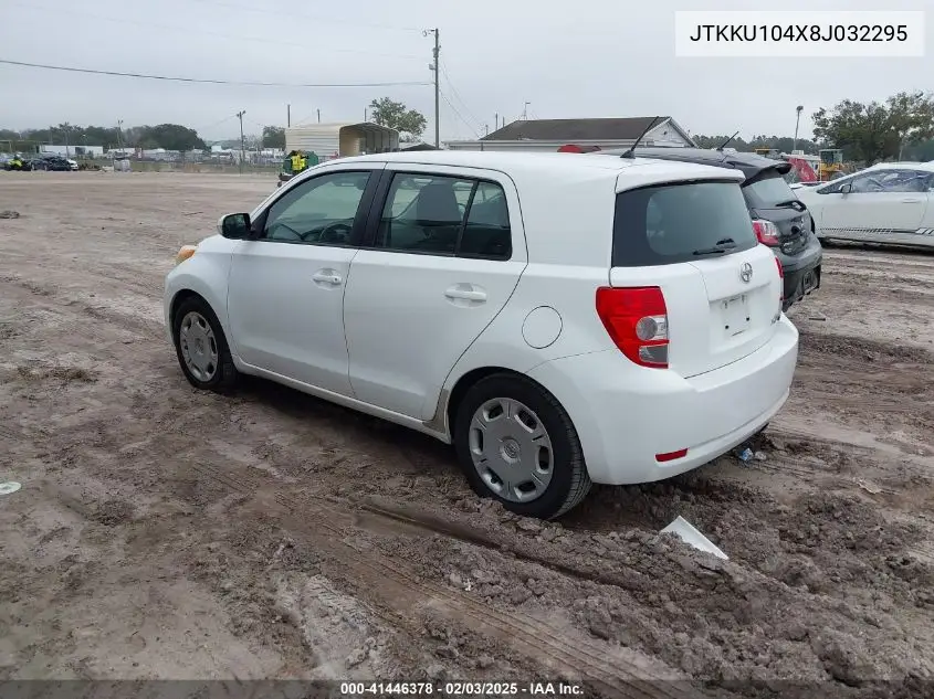 2008 Toyota Scion Xd VIN: JTKKU104X8J032295 Lot: 41446378