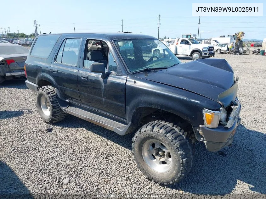 1990 Toyota 4Runner VIN: JT3VN39W9L0025911 Lot: 39955277