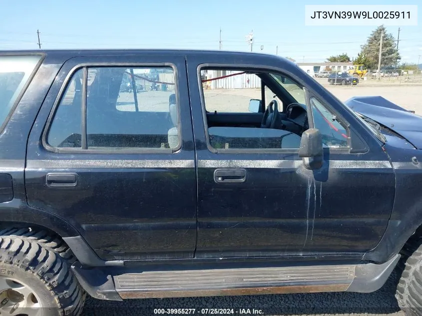 1990 Toyota 4Runner VIN: JT3VN39W9L0025911 Lot: 39955277
