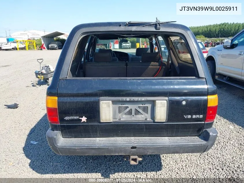 1990 Toyota 4Runner VIN: JT3VN39W9L0025911 Lot: 39955277