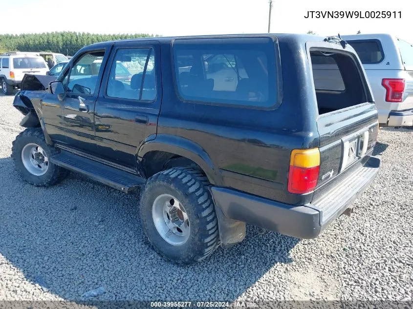 1990 Toyota 4Runner VIN: JT3VN39W9L0025911 Lot: 39955277