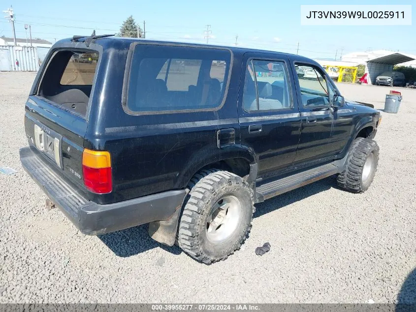 1990 Toyota 4Runner VIN: JT3VN39W9L0025911 Lot: 39955277