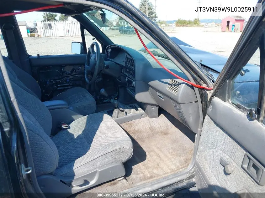 1990 Toyota 4Runner VIN: JT3VN39W9L0025911 Lot: 39955277