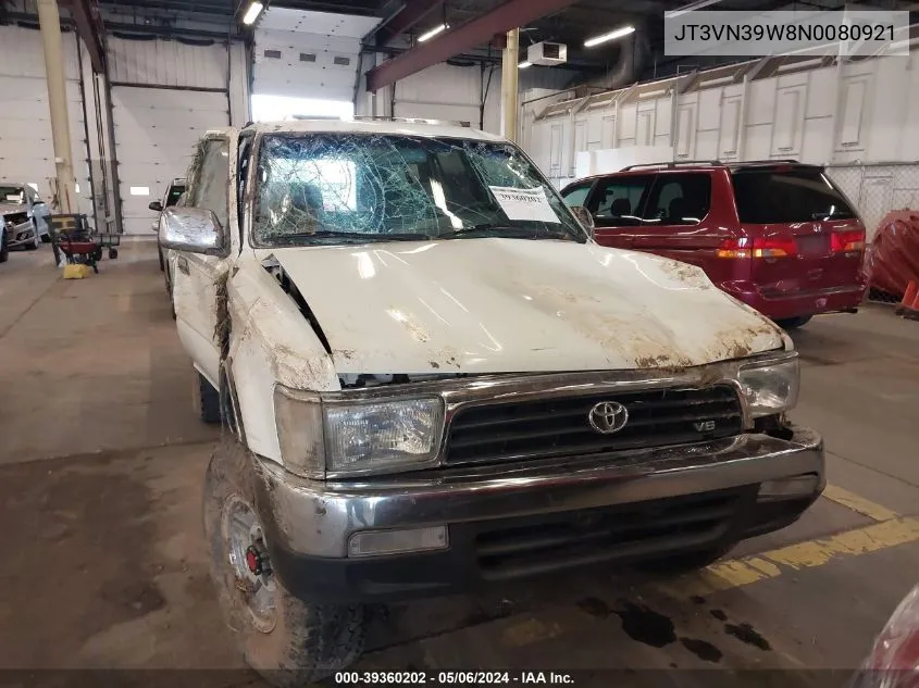 1992 Toyota 4Runner Vn39 Sr5 VIN: JT3VN39W8N0080921 Lot: 39360202