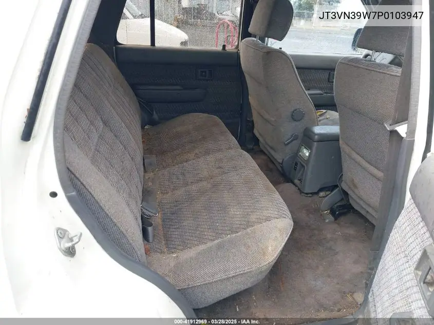 1993 Toyota 4Runner Vn39 Sr5 VIN: JT3VN39W7P0103947 Lot: 41912969