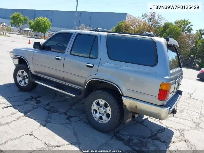 1993 Toyota 4Runner Vn39 Sr5 VIN: JT3VN39W7P0125429 Lot: 42148439
