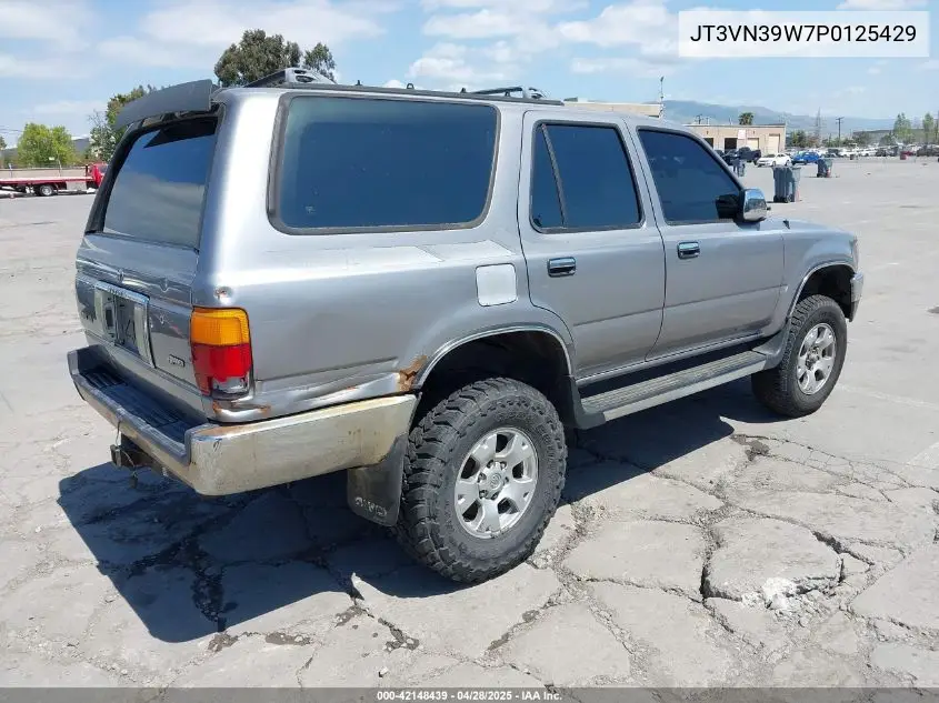 1993 Toyota 4Runner Vn39 Sr5 VIN: JT3VN39W7P0125429 Lot: 42148439