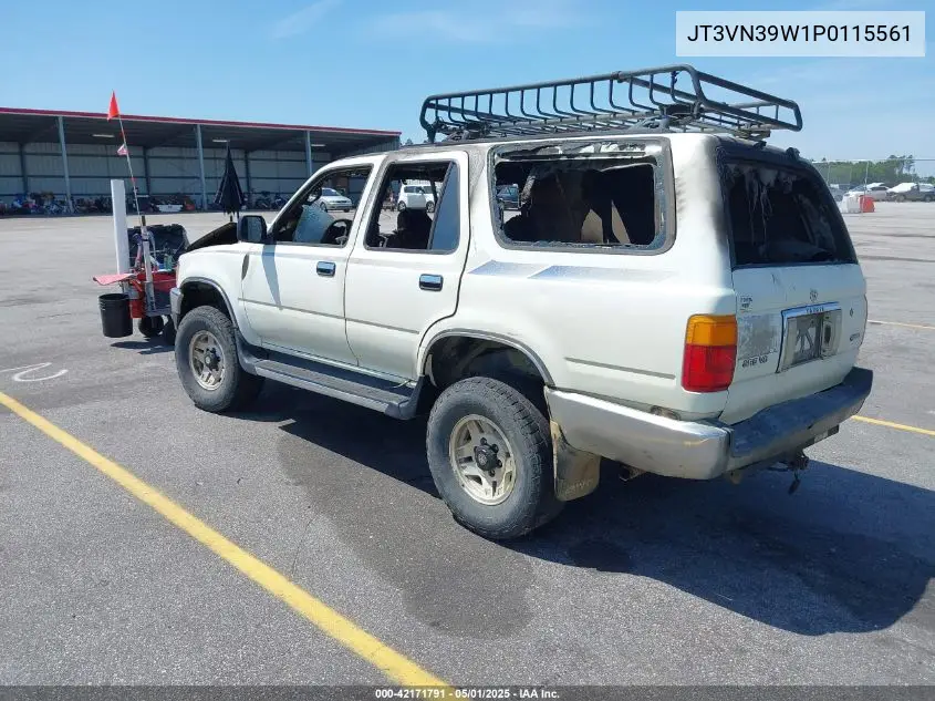 1993 Toyota 4Runner Vn39 Sr5 VIN: JT3VN39W1P0115561 Lot: 42171791