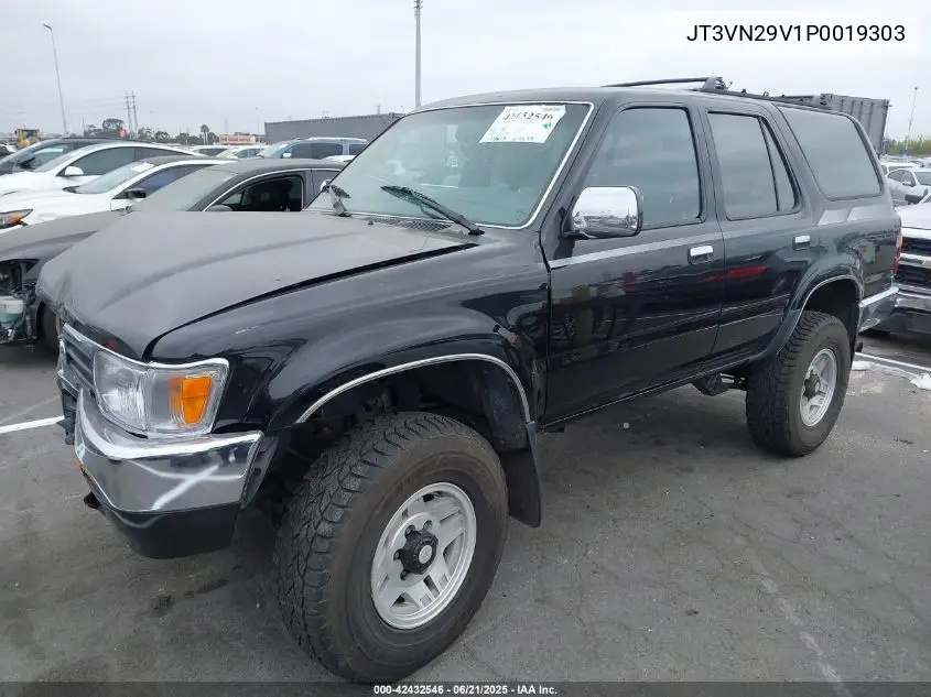 1993 Toyota 4Runner Vn29 Sr5 VIN: JT3VN29V1P0019303 Lot: 42432546