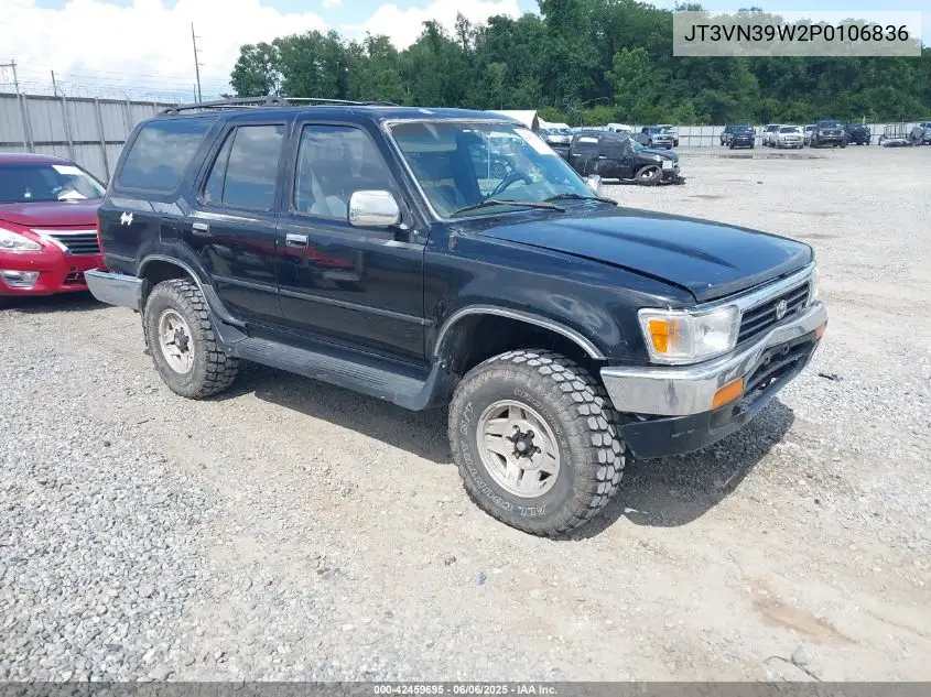 1993 Toyota 4Runner Vn39 Sr5 VIN: JT3VN39W2P0106836 Lot: 42459695