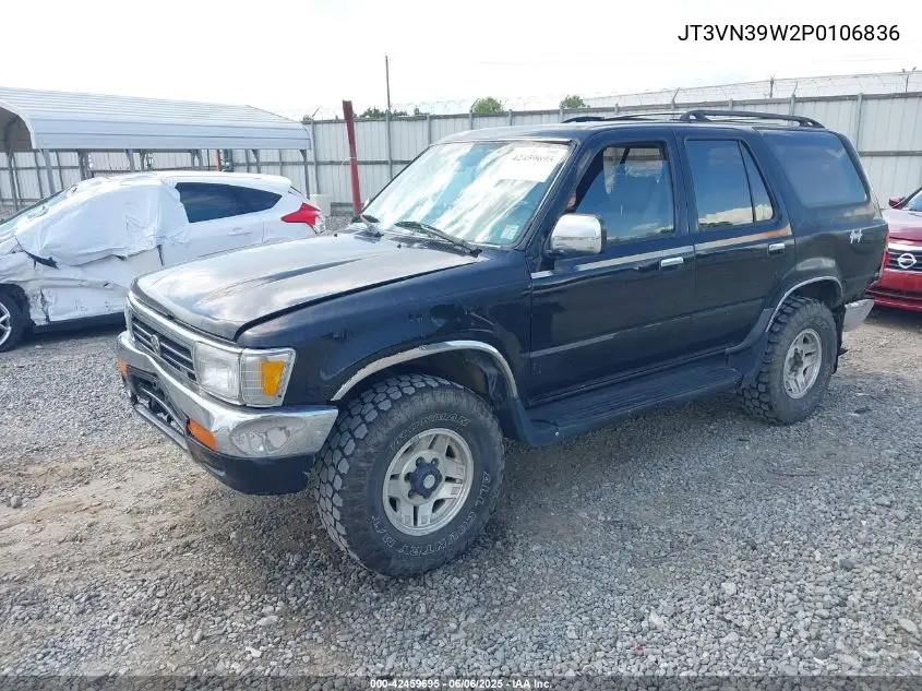 1993 Toyota 4Runner Vn39 Sr5 VIN: JT3VN39W2P0106836 Lot: 42459695
