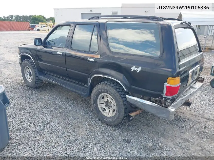 1993 Toyota 4Runner Vn39 Sr5 VIN: JT3VN39W2P0106836 Lot: 42459695