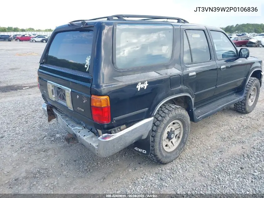 1993 Toyota 4Runner Vn39 Sr5 VIN: JT3VN39W2P0106836 Lot: 42459695