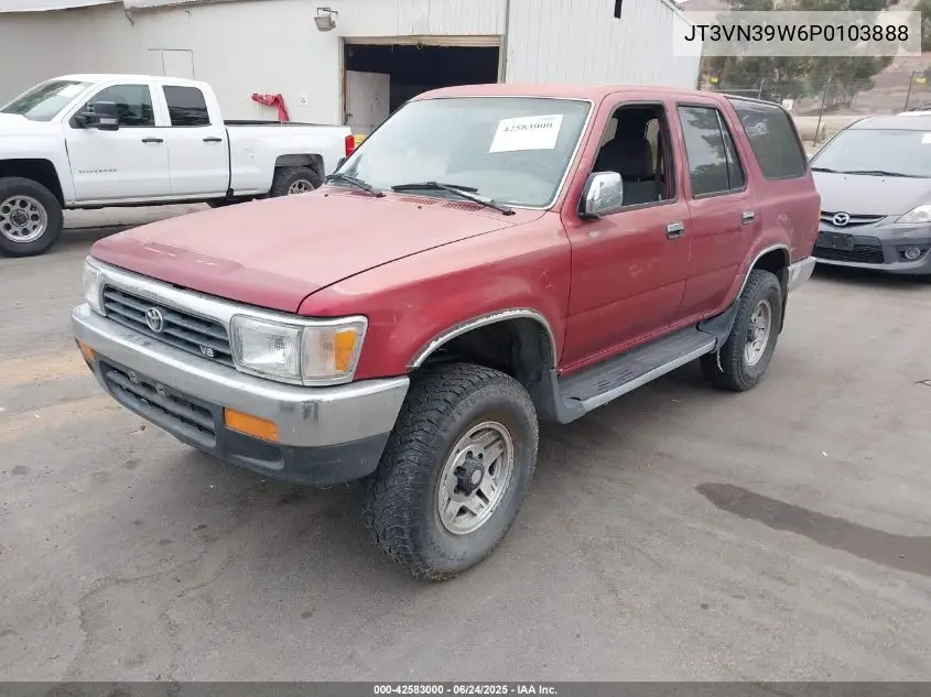 1993 Toyota 4Runner Vn39 Sr5 VIN: JT3VN39W6P0103888 Lot: 42583000