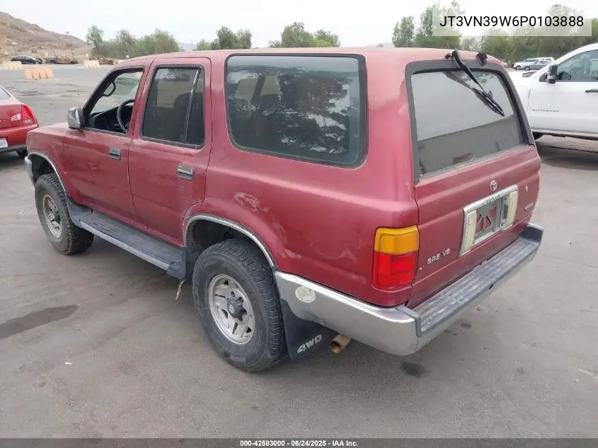 1993 Toyota 4Runner Vn39 Sr5 VIN: JT3VN39W6P0103888 Lot: 42583000