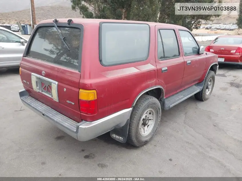 1993 Toyota 4Runner Vn39 Sr5 VIN: JT3VN39W6P0103888 Lot: 42583000