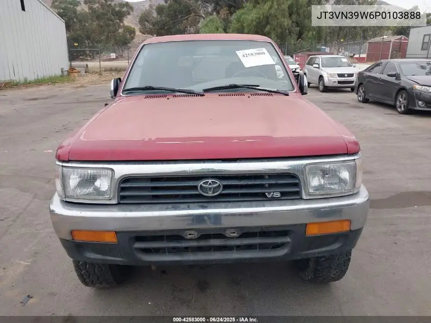 1993 Toyota 4Runner Vn39 Sr5 VIN: JT3VN39W6P0103888 Lot: 42583000