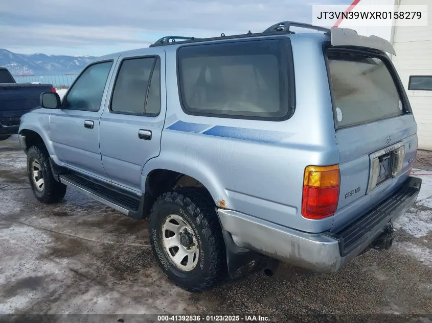 1994 Toyota 4Runner Vn39 Sr5 VIN: JT3VN39WXR0158279 Lot: 41392836