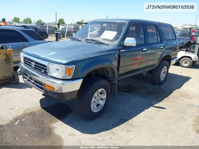 1994 Toyota 4Runner Vn39 Sr5 VIN: JT3VN39W0R0163538 Lot: 42174585