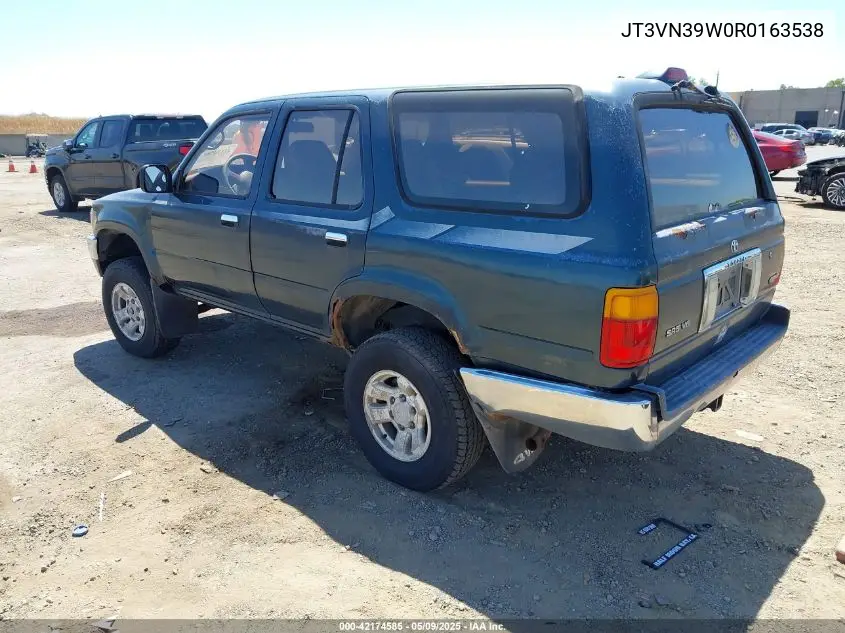 1994 Toyota 4Runner Vn39 Sr5 VIN: JT3VN39W0R0163538 Lot: 42174585