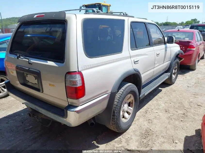 1996 Toyota 4Runner Sr5 VIN: JT3HN86R8T0015119 Lot: 42247649