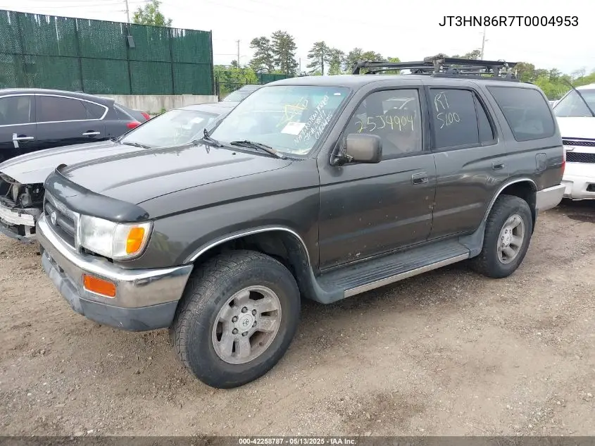 1996 Toyota 4Runner Sr5 VIN: JT3HN86R7T0004953 Lot: 42258787