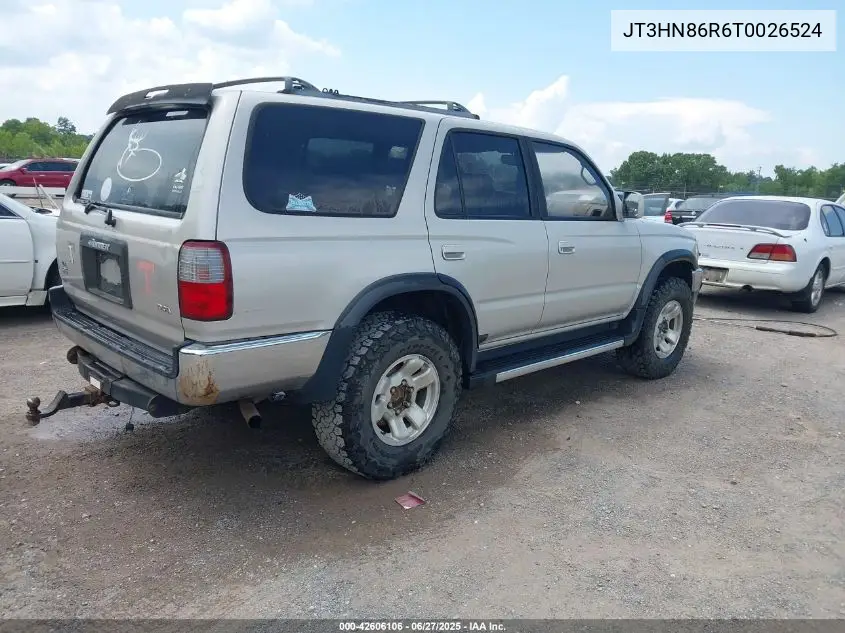 1996 Toyota 4Runner Sr5 VIN: JT3HN86R6T0026524 Lot: 42606106
