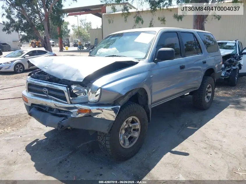 1996 Toyota 4Runner VIN: JT3GM84R4T0004037 Lot: 42607819