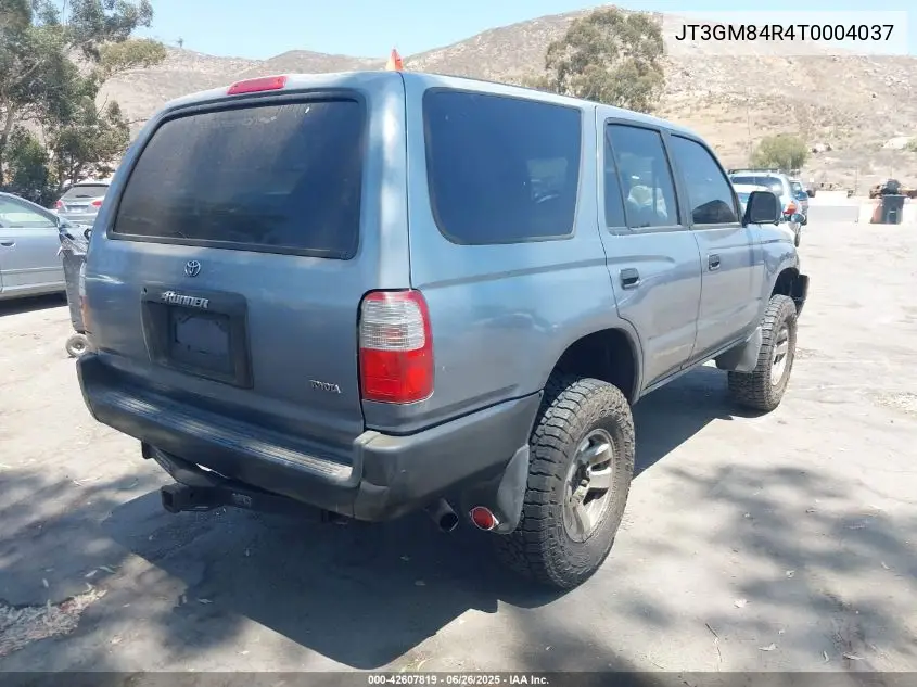 1996 Toyota 4Runner VIN: JT3GM84R4T0004037 Lot: 42607819