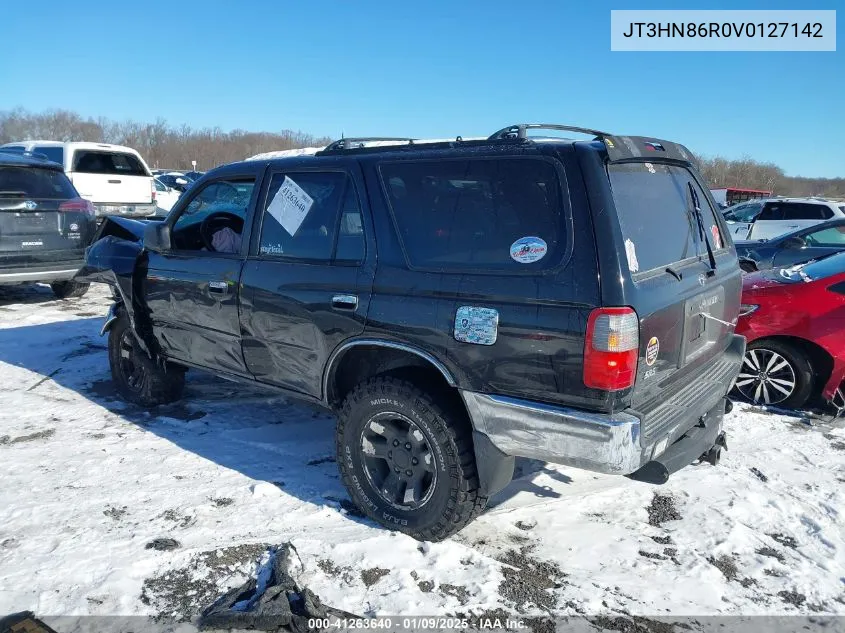 1997 Toyota 4Runner Sr5 V6 VIN: JT3HN86R0V0127142 Lot: 41263640