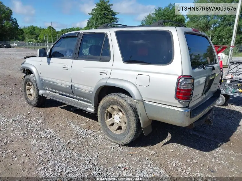 1998 Toyota 4Runner Sr5 V6 Limited VIN: JT3HN87R8W9009576 Lot: 42223094