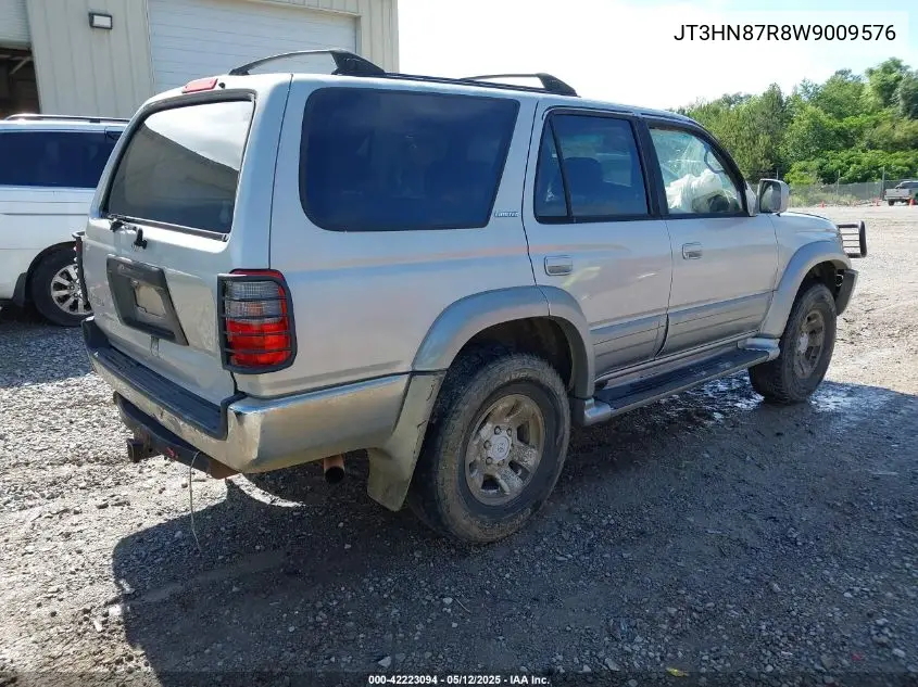 1998 Toyota 4Runner Sr5 V6 Limited VIN: JT3HN87R8W9009576 Lot: 42223094