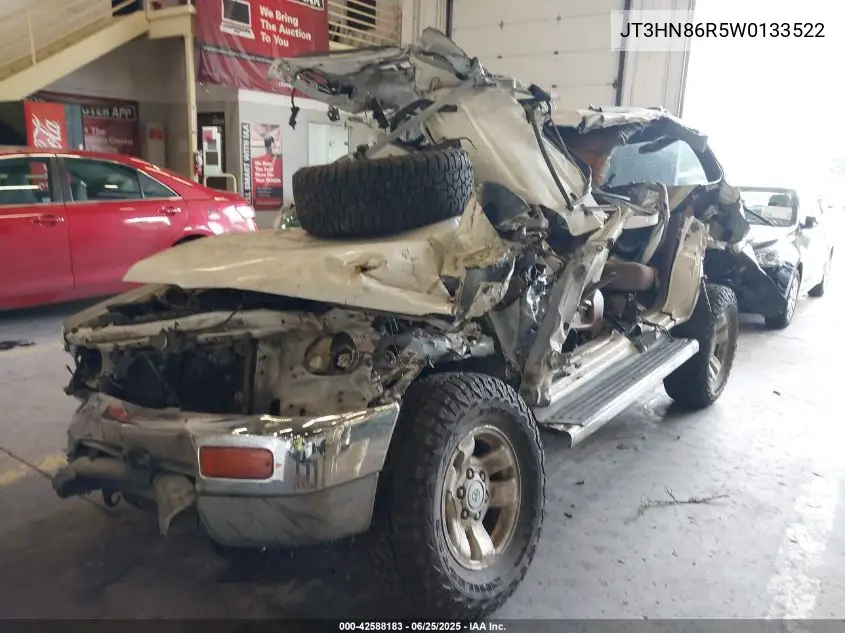 1998 Toyota 4Runner Sr5 V6 VIN: JT3HN86R5W0133522 Lot: 42588183