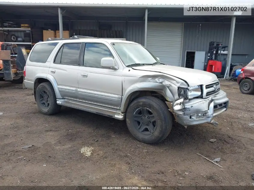 1999 Toyota 4Runner Limited V6 VIN: JT3GN87R1X0102702 Lot: 42619489