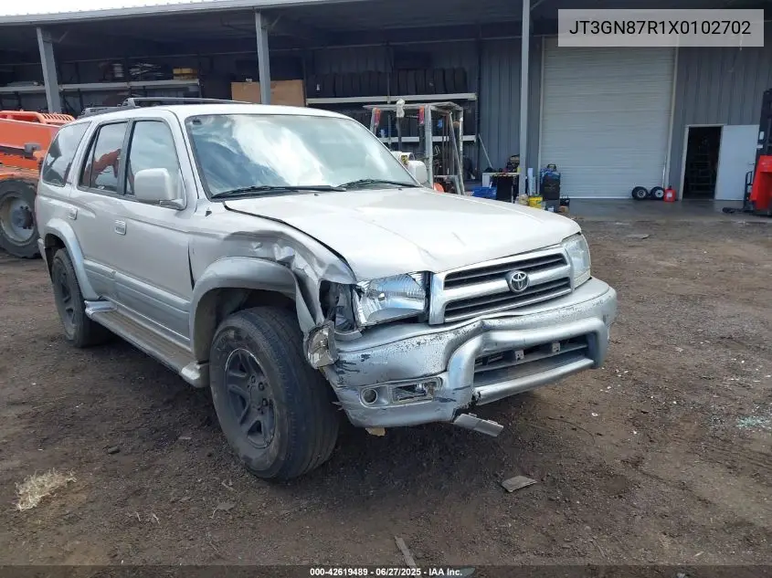 1999 Toyota 4Runner Limited V6 VIN: JT3GN87R1X0102702 Lot: 42619489
