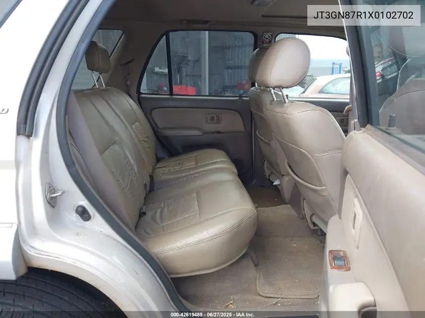1999 Toyota 4Runner Limited V6 VIN: JT3GN87R1X0102702 Lot: 42619489