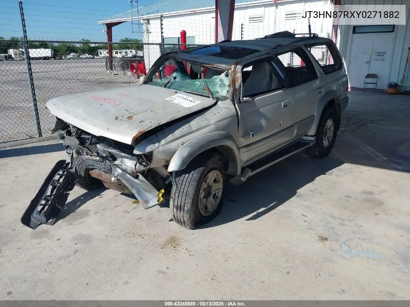 2000 Toyota 4Runner Limited V6 VIN: JT3HN87RXY0271882 Lot: 42245589