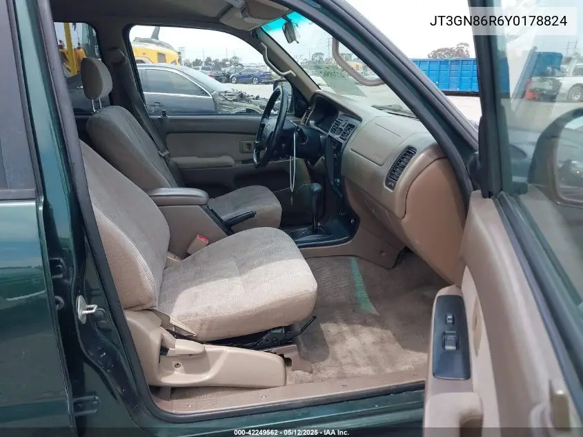 2000 Toyota 4Runner Sr5 V6 VIN: JT3GN86R6Y0178824 Lot: 42249562