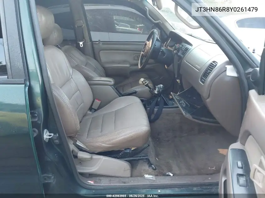 2000 Toyota 4Runner Sr5 V6 VIN: JT3HN86R8Y0261479 Lot: 42563985