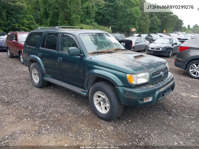 2000 Toyota 4Runner Sr5 V6 VIN: JT3HN86R8Y0299276 Lot: 42600121