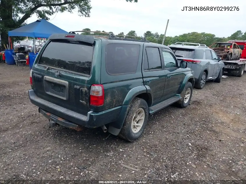2000 Toyota 4Runner Sr5 V6 VIN: JT3HN86R8Y0299276 Lot: 42600121