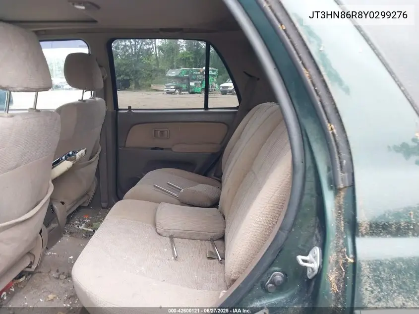 2000 Toyota 4Runner Sr5 V6 VIN: JT3HN86R8Y0299276 Lot: 42600121