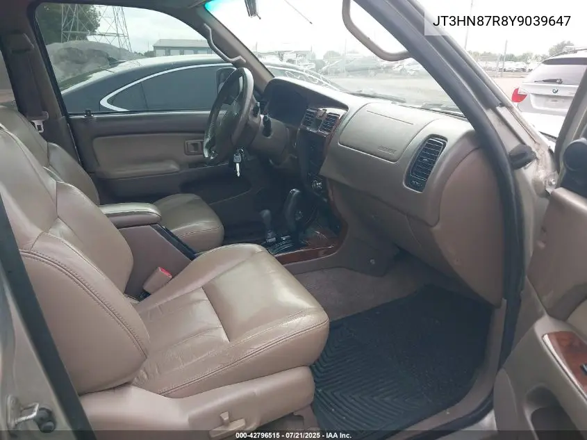 2000 Toyota 4Runner Limited V6 VIN: JT3HN87R8Y9039647 Lot: 42796515
